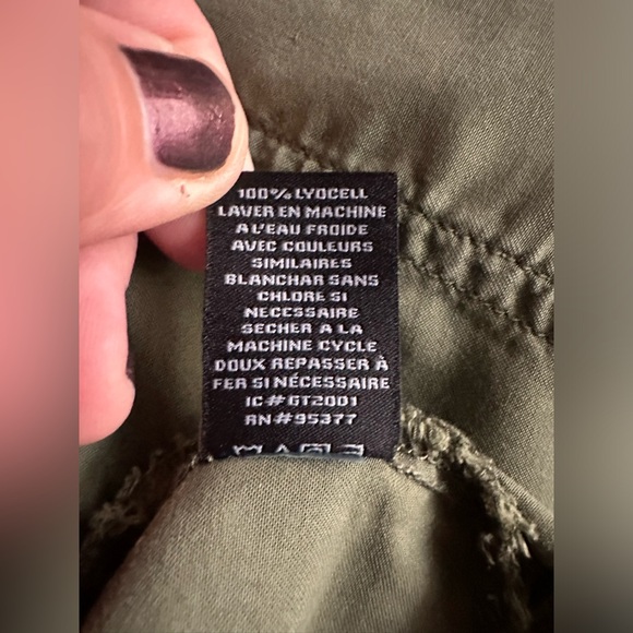 GUC Sanctuary Women’s Military Jacket Snap Buttons in Safari Green - Large - Picture 7 of 7